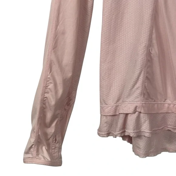 Lululemon Run: In The Sun Pullover Pink Quartz Size 8 - Picture 7 of 14